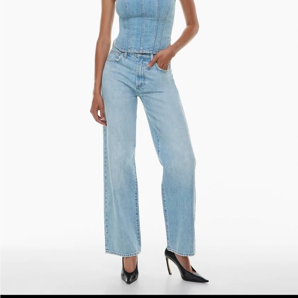 * SOLD* Denim forum Farrah wide leg jean - Picture 4 of 4